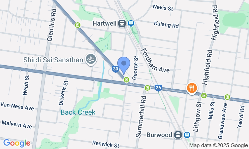 BodySharp Group Personal Training map