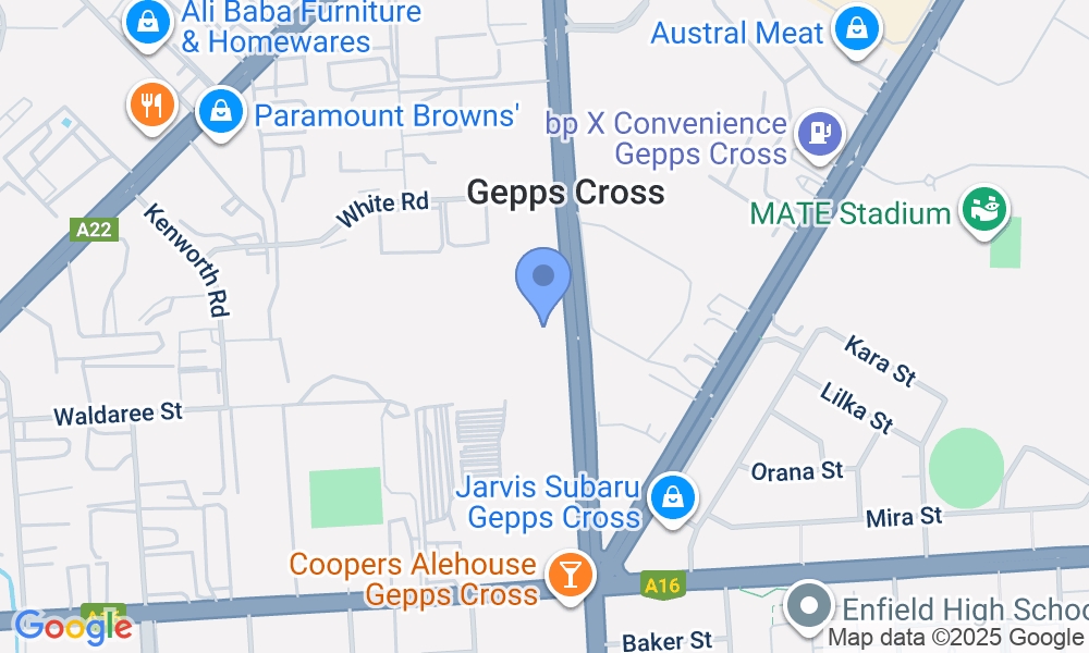 EFM Health Clubs map