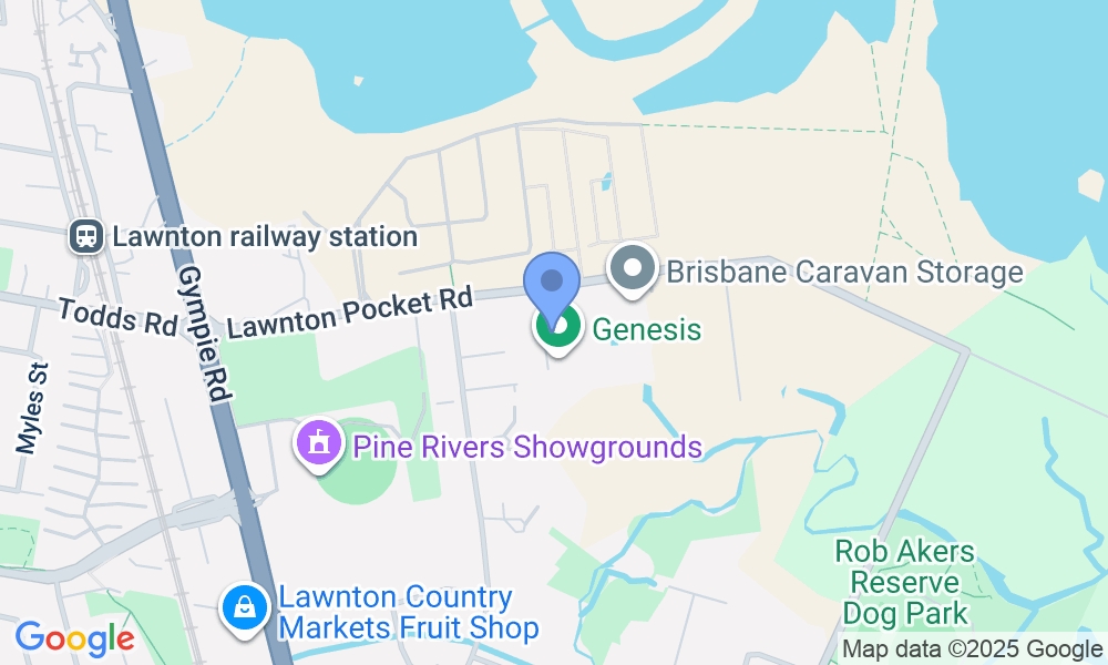 Genesis Health + Fitness map