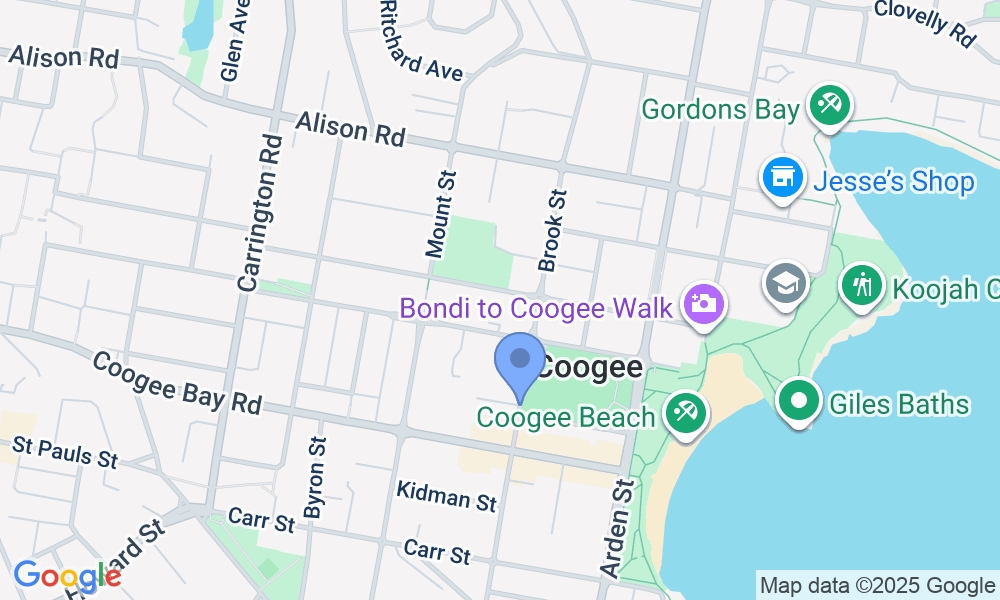 Damien Kelly Fitness Studio map
