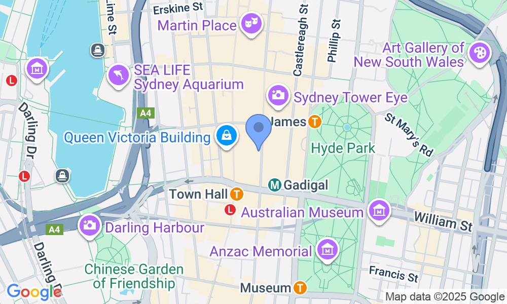 Body Shaping Zone map
