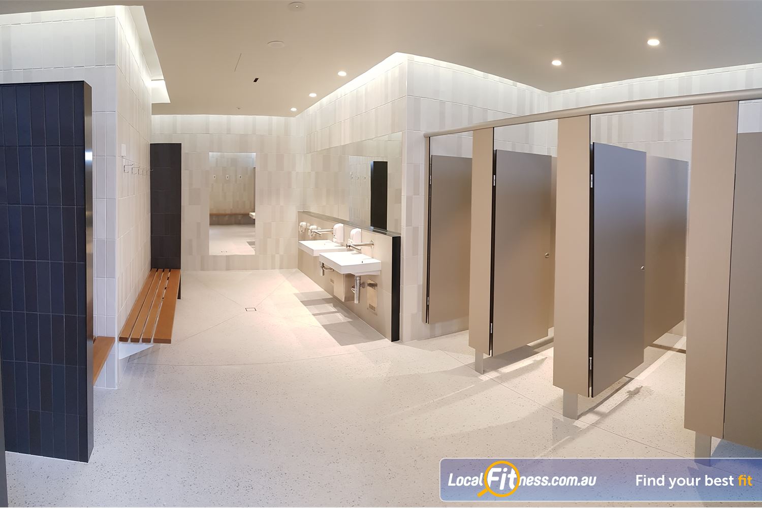 Richmond Recreation Centre - Yarra Leisure Richmond The pristine change room facilities at the Richmond Recreation Centre.