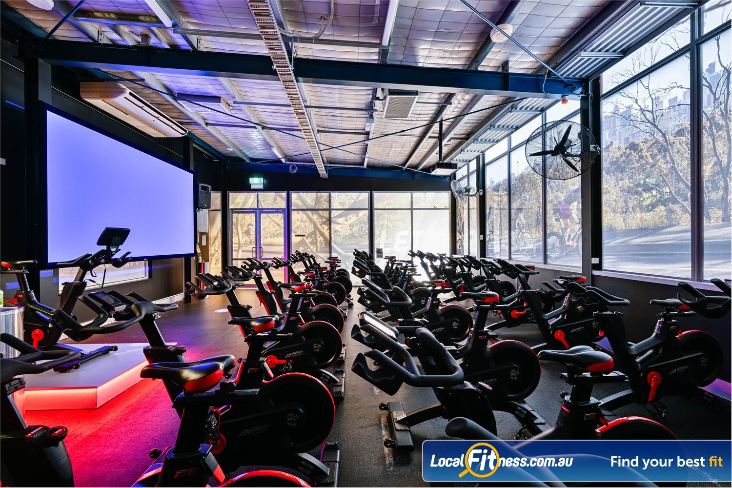 Richmond Recreation Centre - Yarra Leisure Richmond Fully equipped Richmond spin cycle studio.