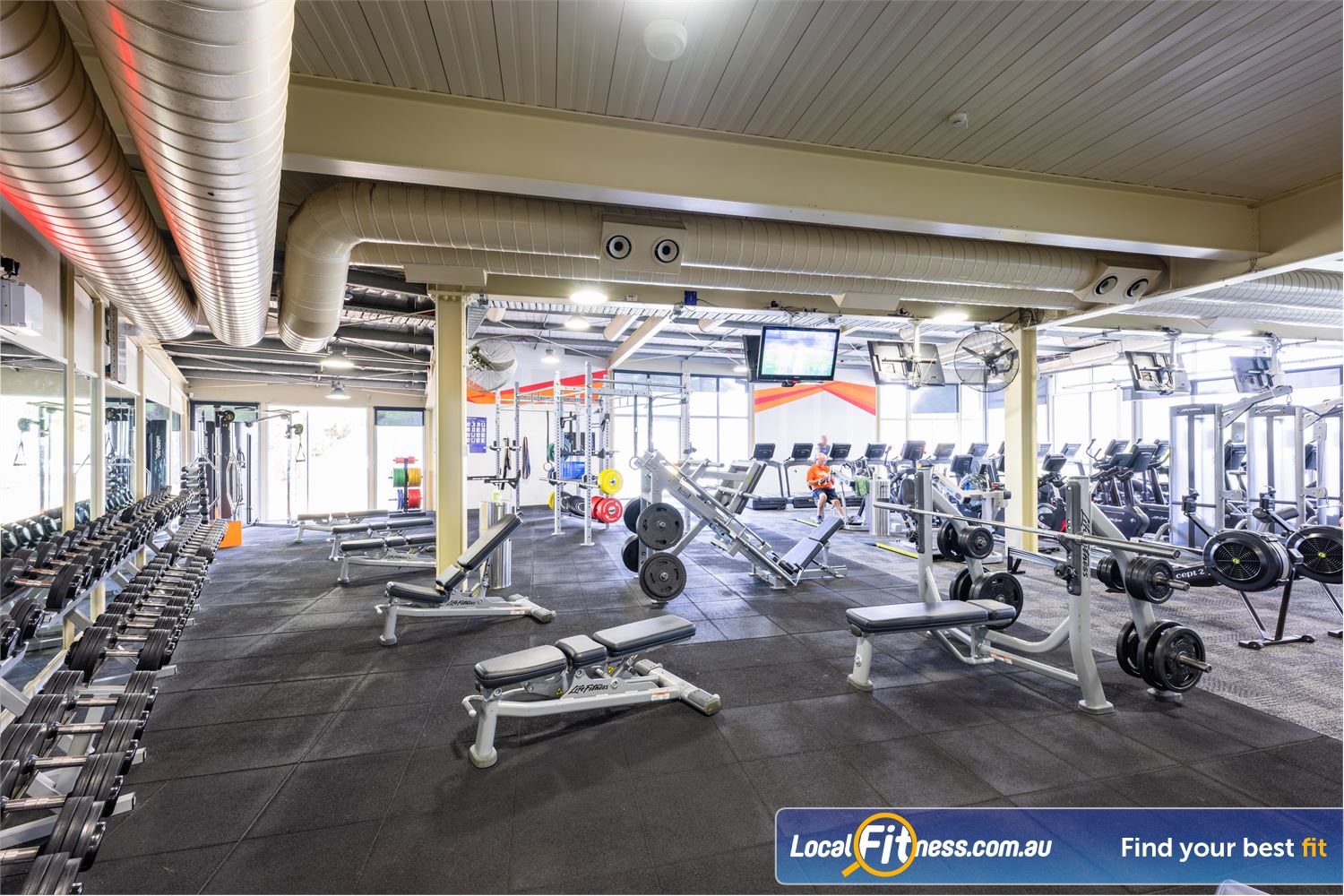 Richmond Recreation Centre - Yarra Leisure Near Richmond North Benches, dumbbells, barbells, bumper plates and more.
