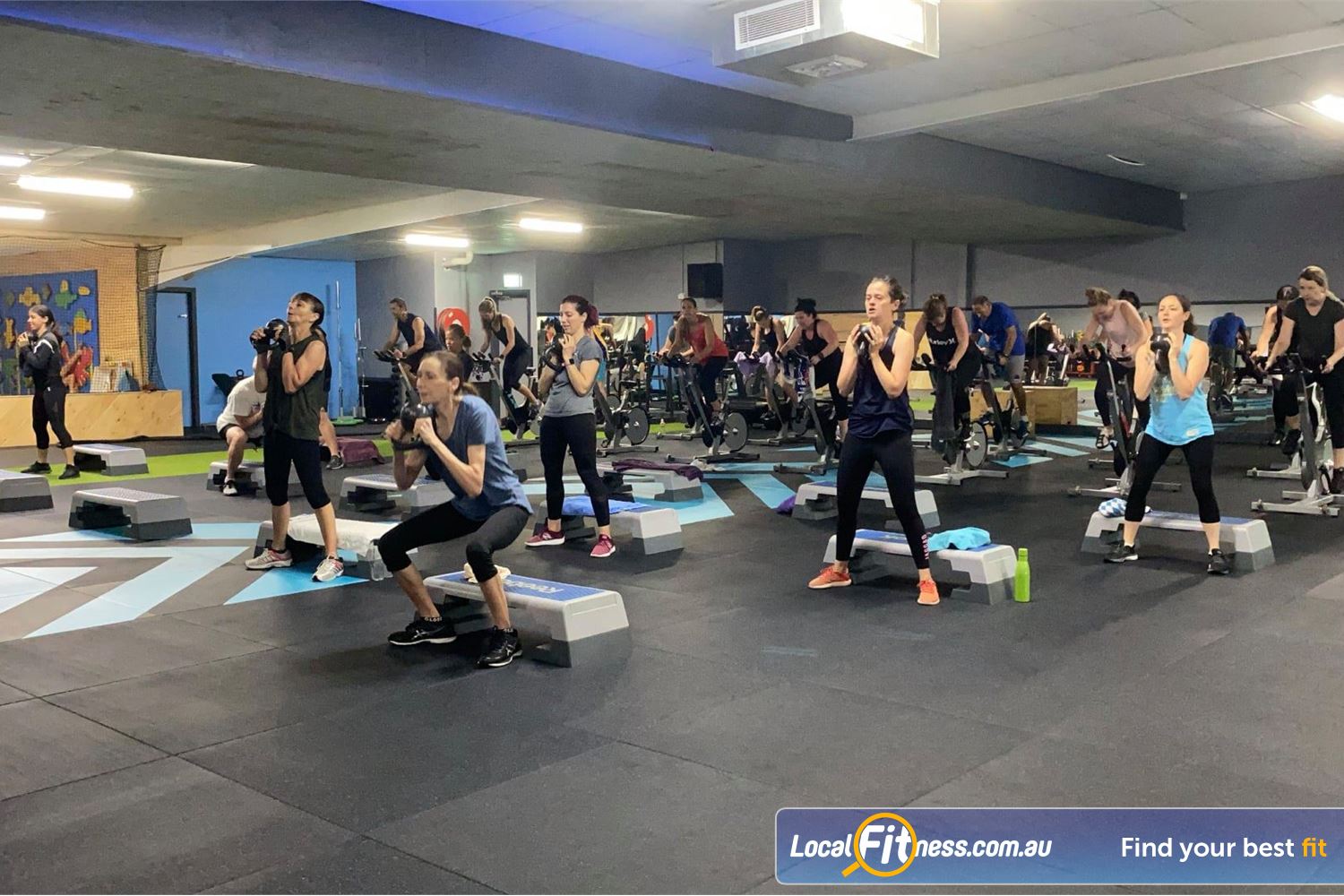 Westgate Health Club Altona North Altona group classes includes strength base workouts.