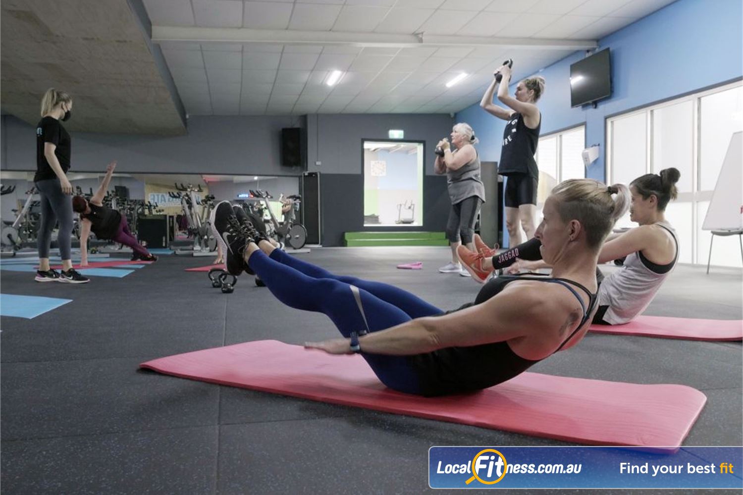 Westgate Health Club Near Laverton North Stretch, core and Altona Pilates classes.