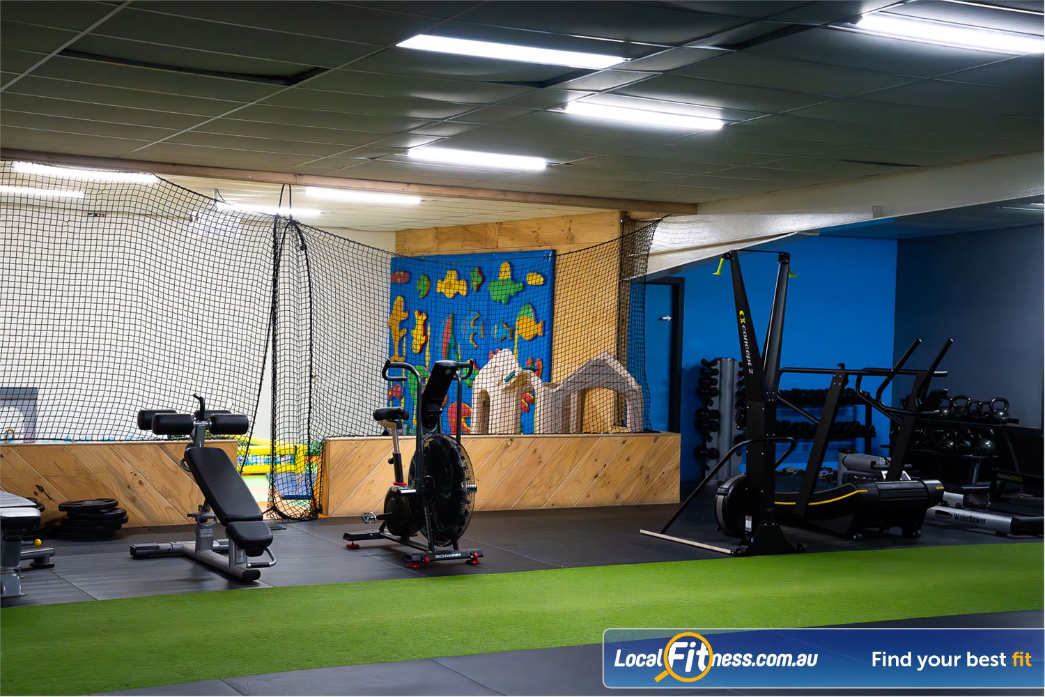 Westgate Health Club Near Altona Meadows Dedicated functional training zone with HIIT cardio machines.