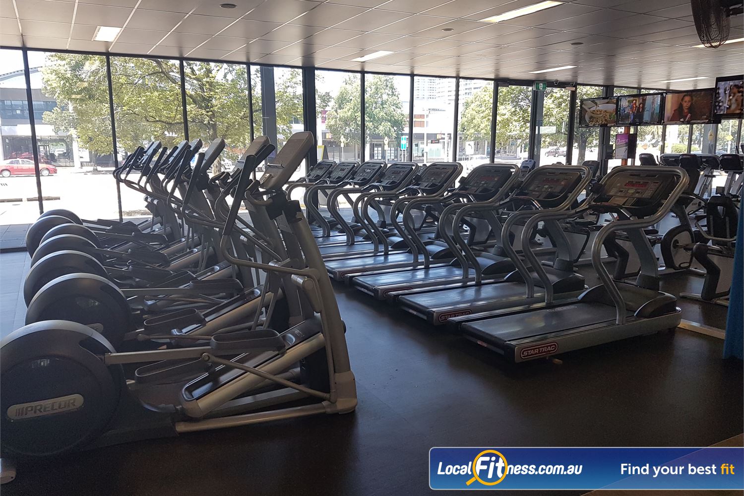Fit n Fast Near Bruce Our Belconnen gym includes a fully equipped cardio area.
