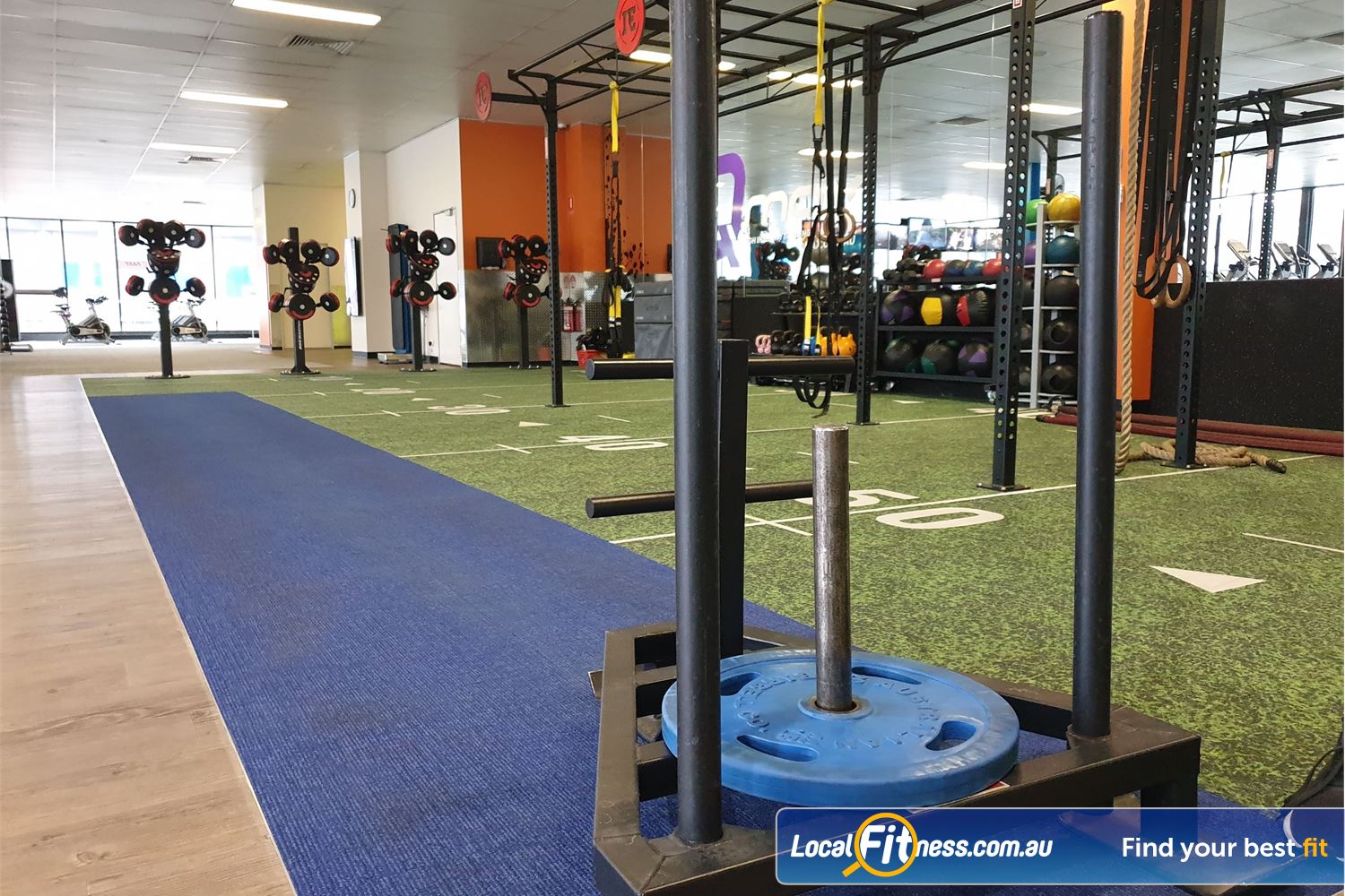 Fit n Fast Belconnen Our Belconnen HIIT gym includes a sled track, high performance strength cage and more.