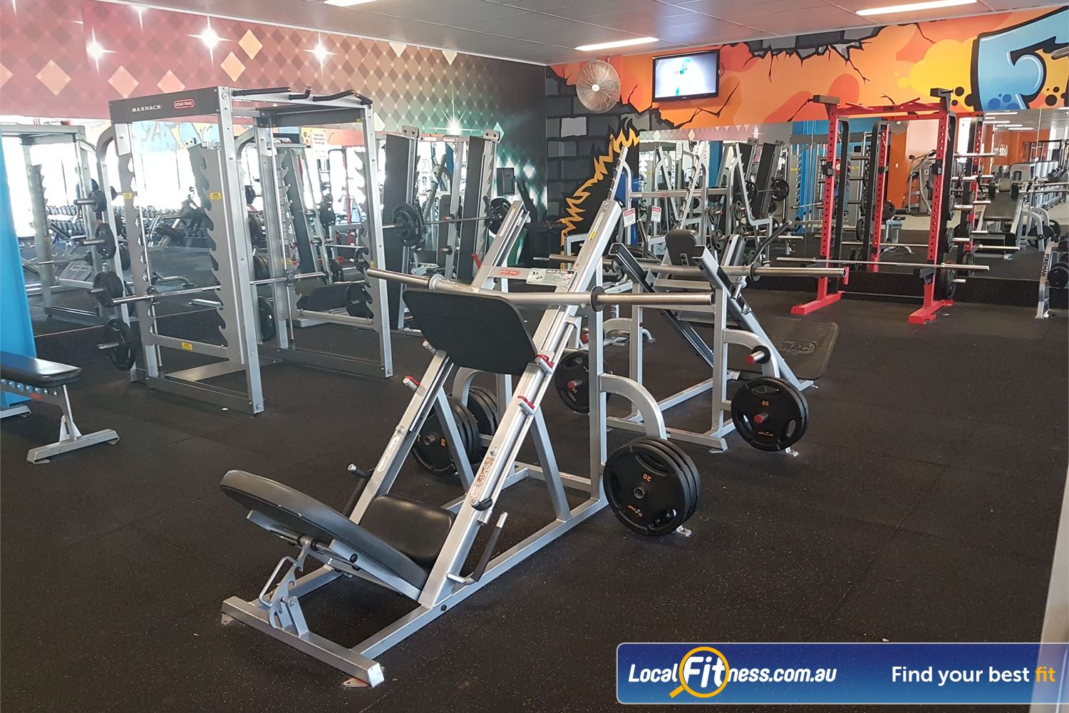 Fit n Fast Belconnen Our Belconnen gym includes a heavy duty free-weights area.