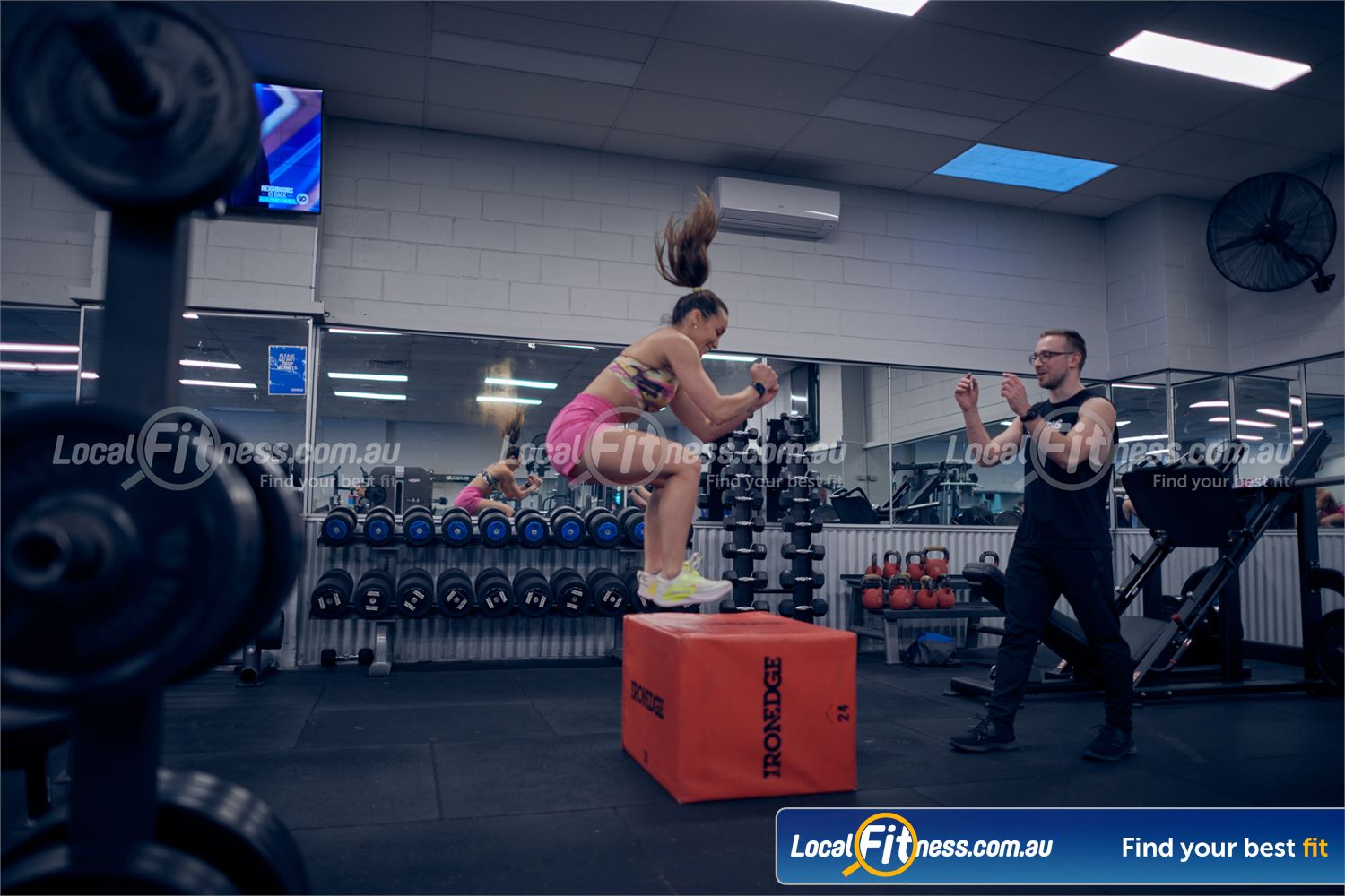 Genesis Health + Fitness Dandenong Our Dandenong gym team can get you into functional training and box jumps.