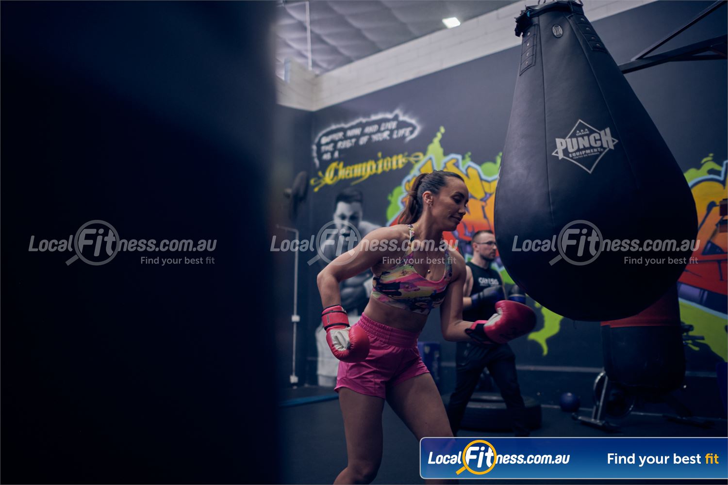 Genesis Health + Fitness Dandenong Float like a butterfly sting like a bee in our Dandenong boxing area.