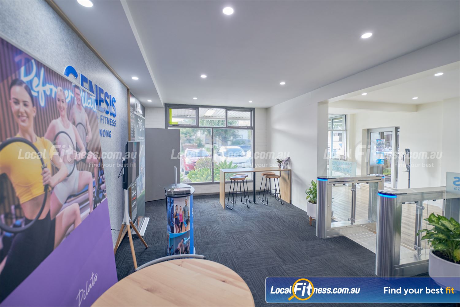 Genesis Health + Fitness Dandenong THe members&#39; lounge is a great way to meet new like-minded members.