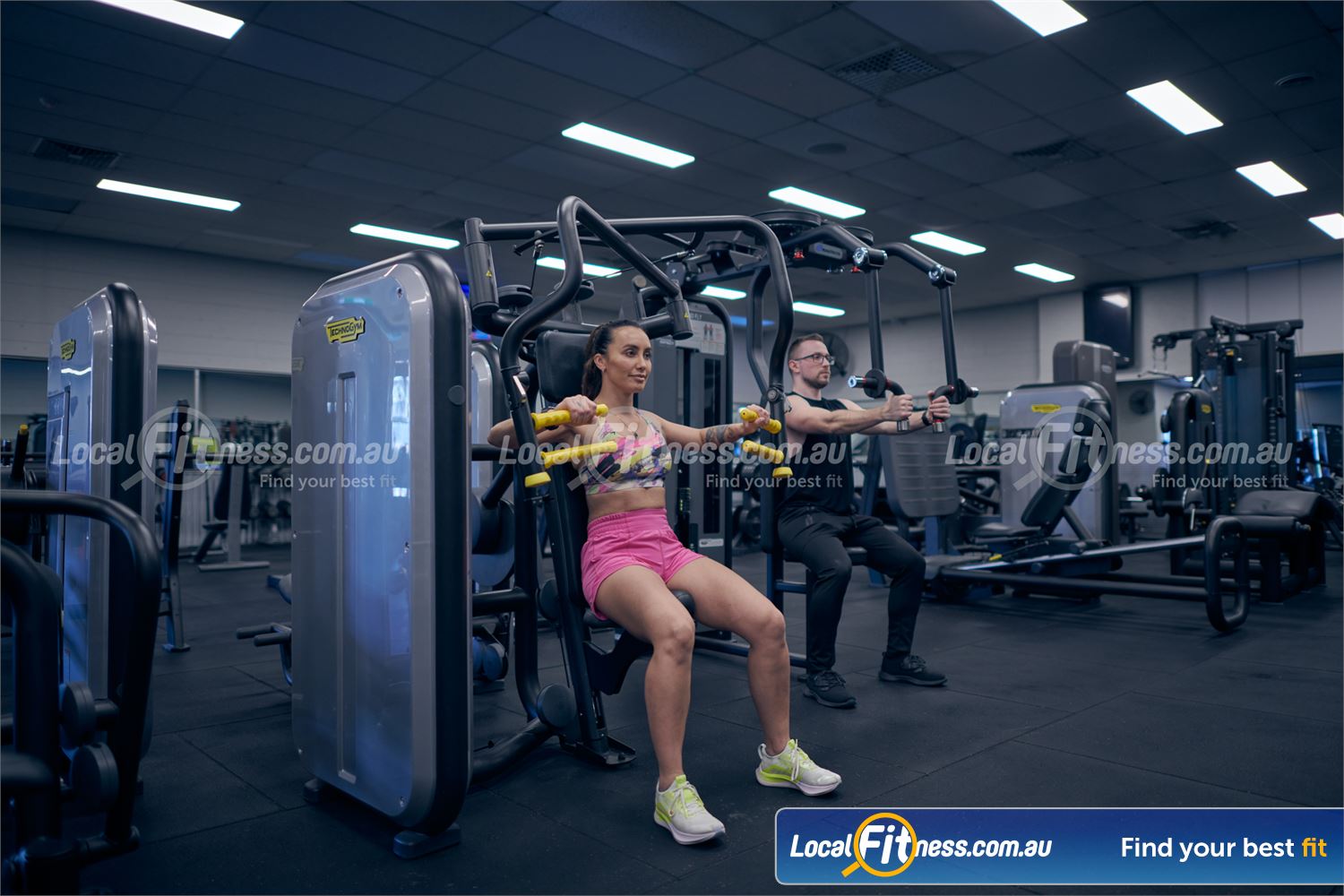Genesis Health + Fitness Dandenong A full range of easy to use pin-loading machines for every muscle group from Technogym.
