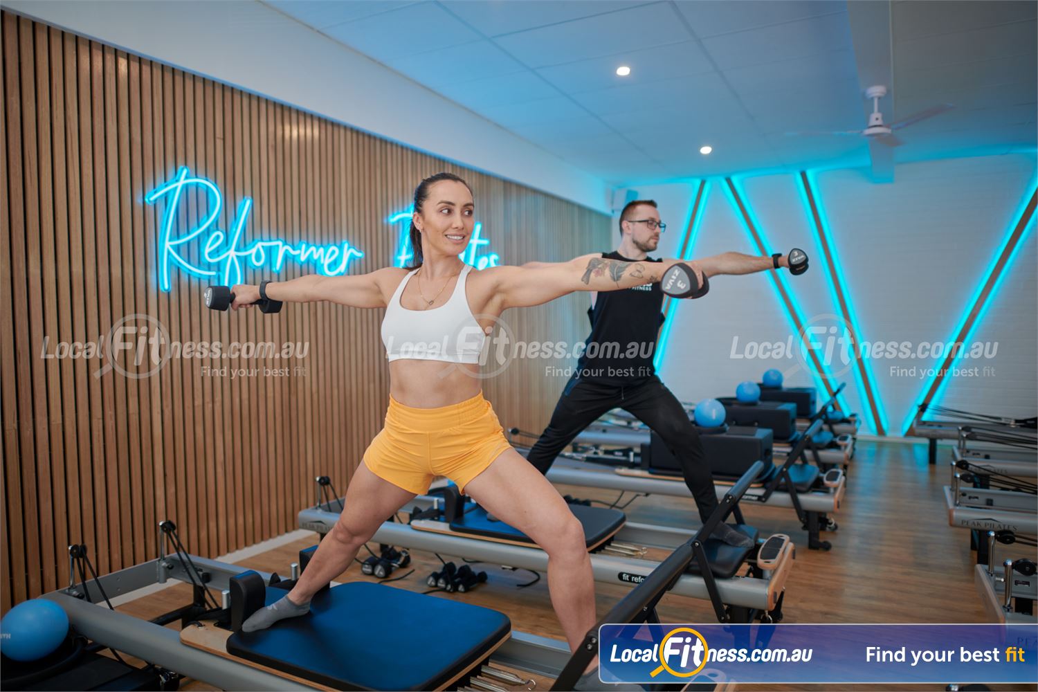 Genesis Health + Fitness Dandenong Dandenong Reformer Pilates is a low-impact, dynamic style of training.