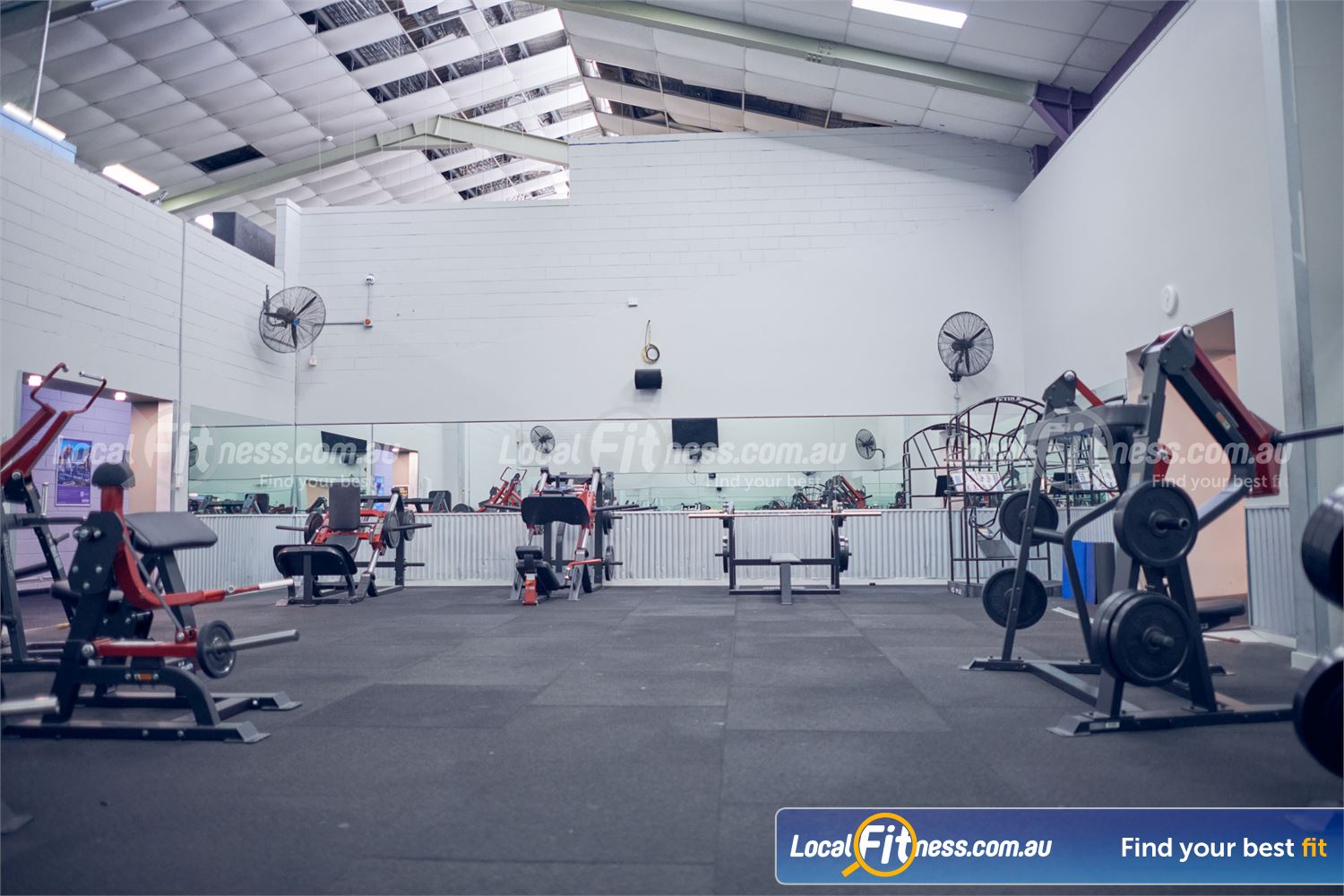 Genesis Health + Fitness Near Endeavour Hills The heavy-duty plate loading machine lifting zone in Dandenong.