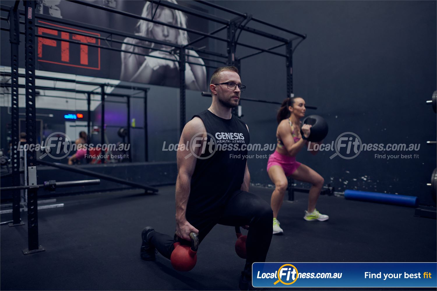 Genesis Health + Fitness Dandenong Challenge your fitness in our dedicated functional training zone.