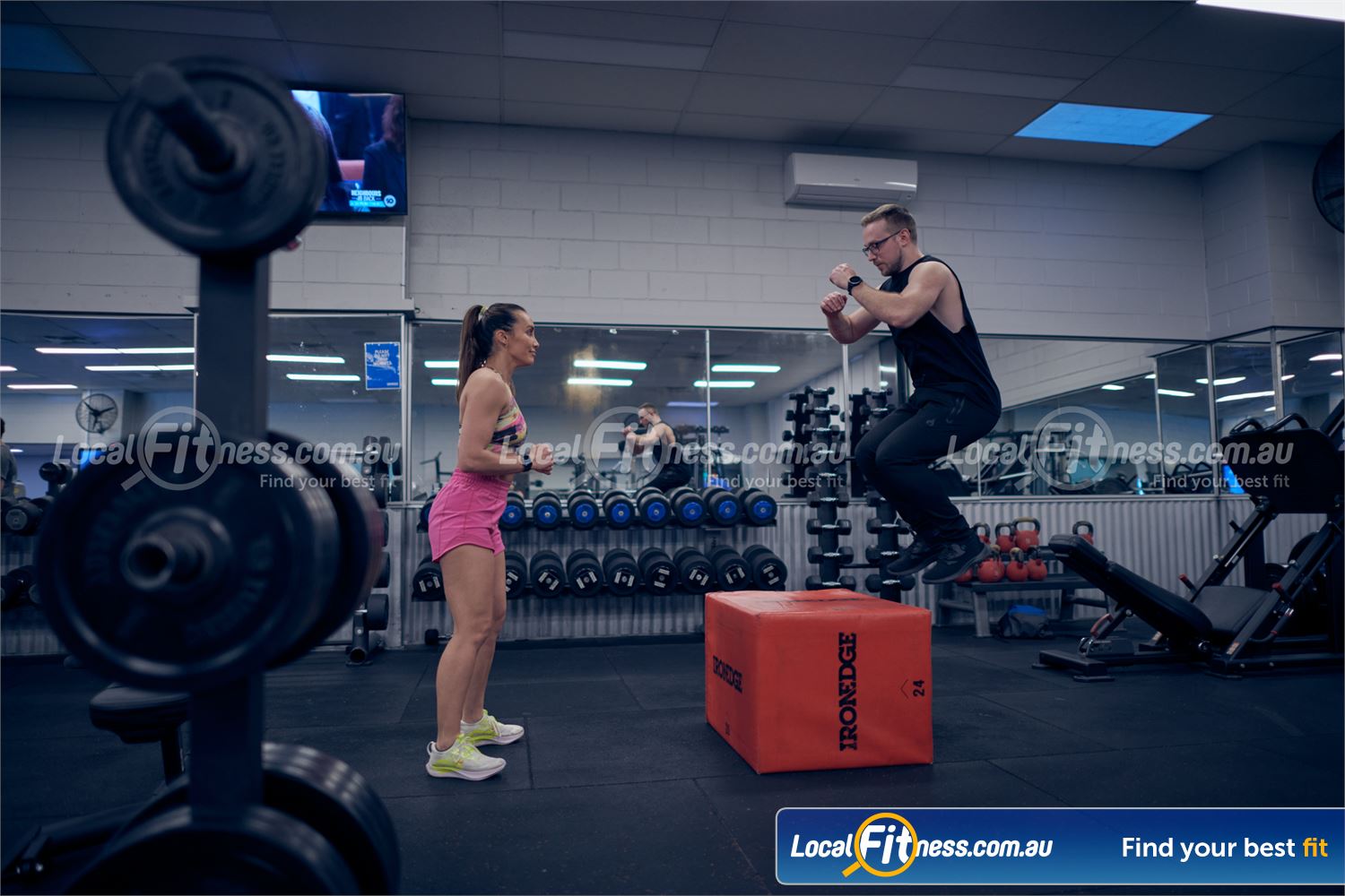 Genesis Health + Fitness Dandenong Improve your plyometric ability with box jump training.