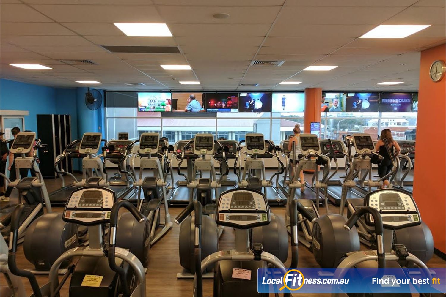 Fit n Fast Near Wareemba The state of the art cardio area at FNF Five Dock gym.
