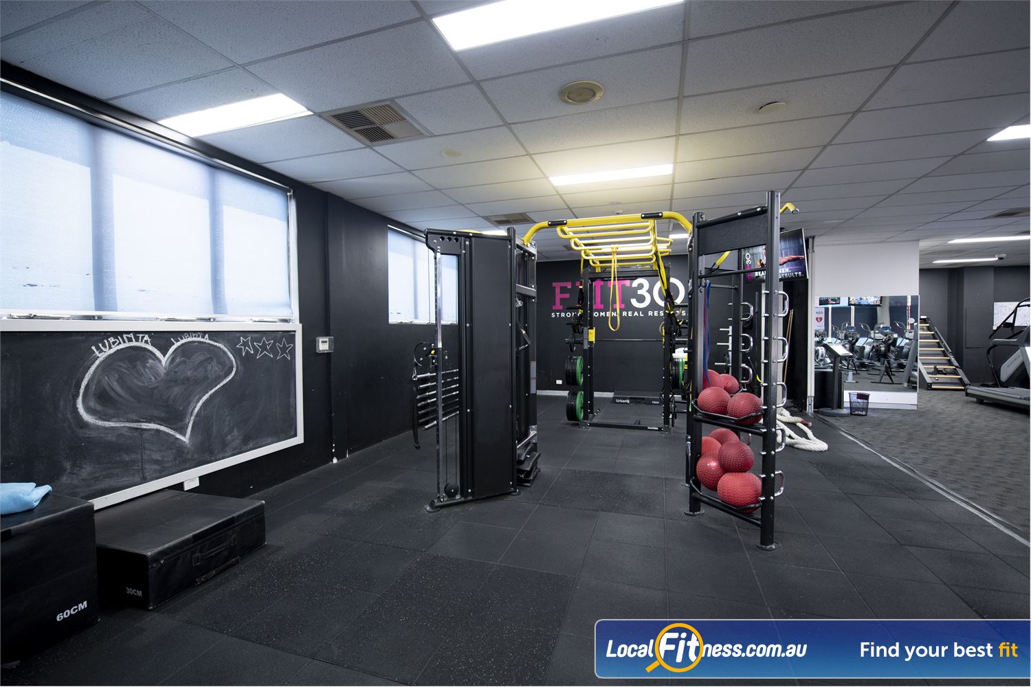 Fernwood Fitness Near Hurstville The dedicated functional training area with high performance strength system.