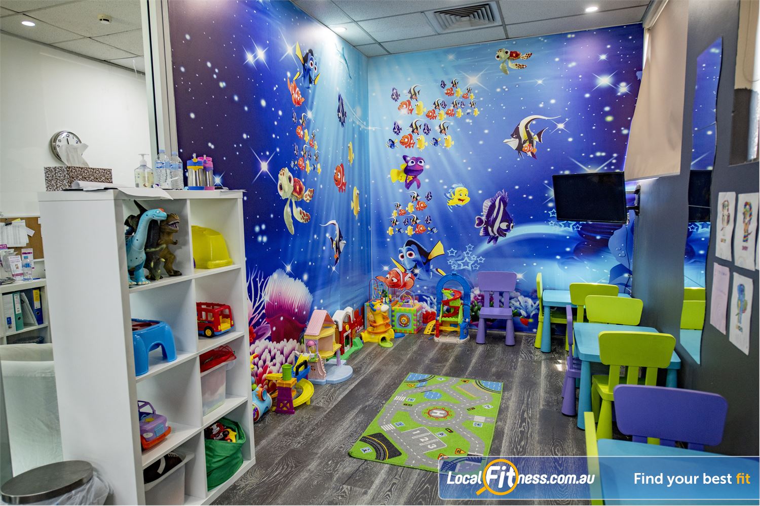 Fernwood Fitness Near Narwee Beverly Hills child minding caters for the demands of busy mothers.