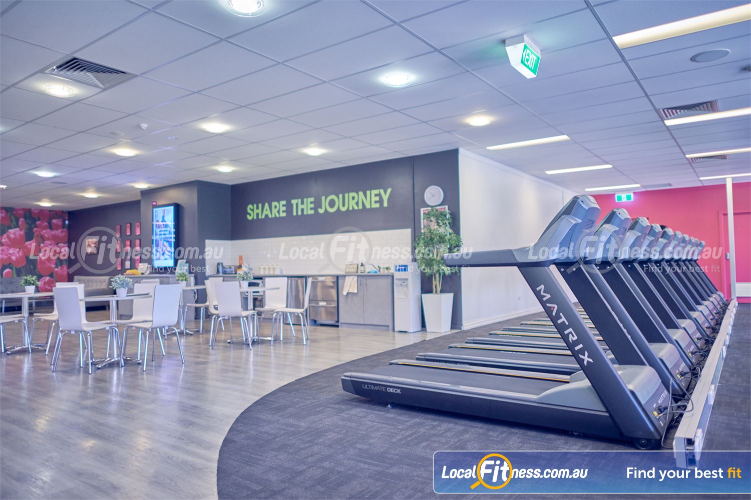 Fernwood Fitness Near Balaclava Rows and rows of cardio machines so you don&#39;t have to wait.