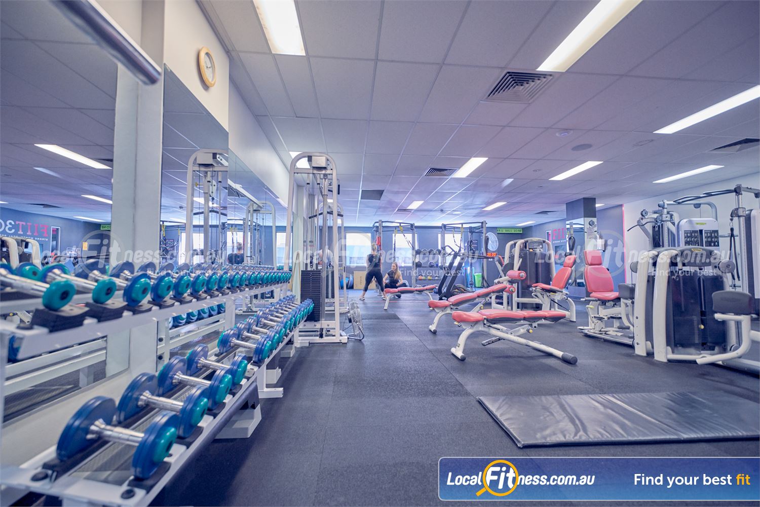 Fernwood Fitness Near St Kilda East Our free-weights area is fully equipped with dumbbells, barbells and more.