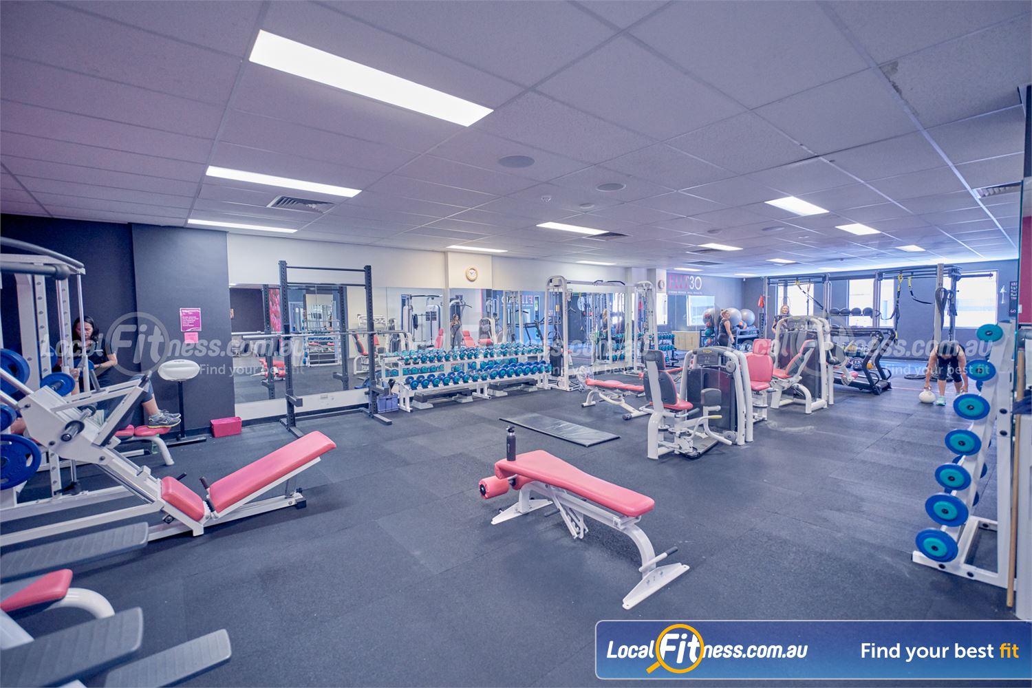 Fernwood Fitness Near Balaclava Our free-weights area includes a smith machine, lifting rack, plate loading machines.