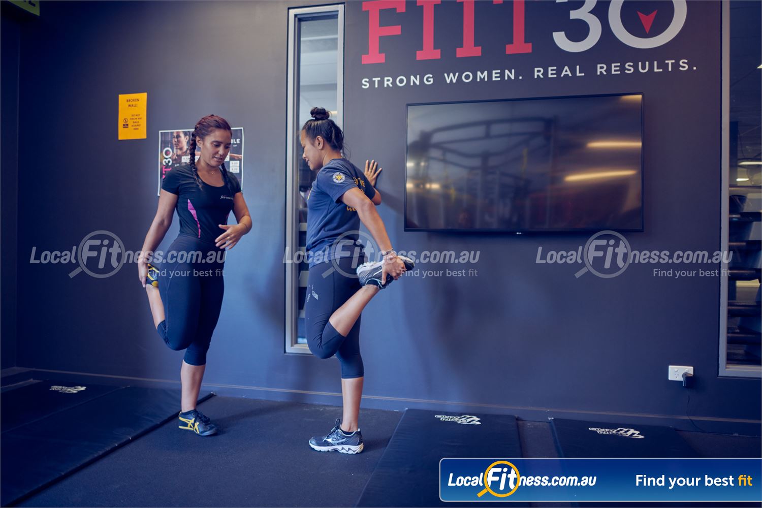 Fernwood Fitness St Kilda Our St Kilda gym team can help you through a stretching routine.