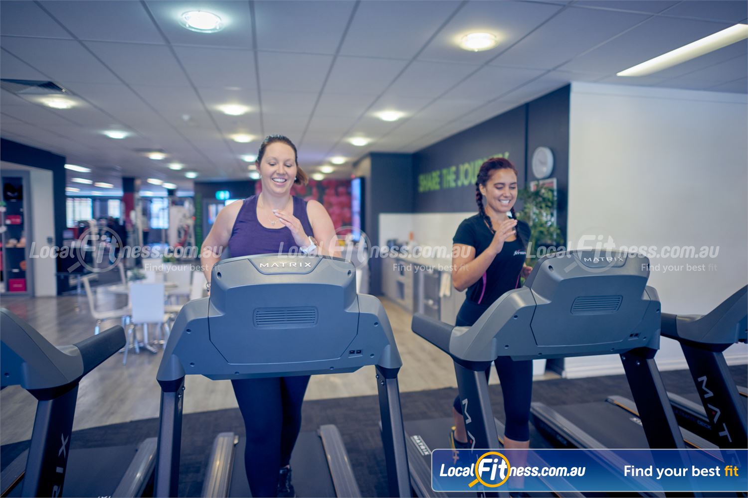 Fernwood Fitness Near Balaclava The dedicated and fully equipped functional training area.