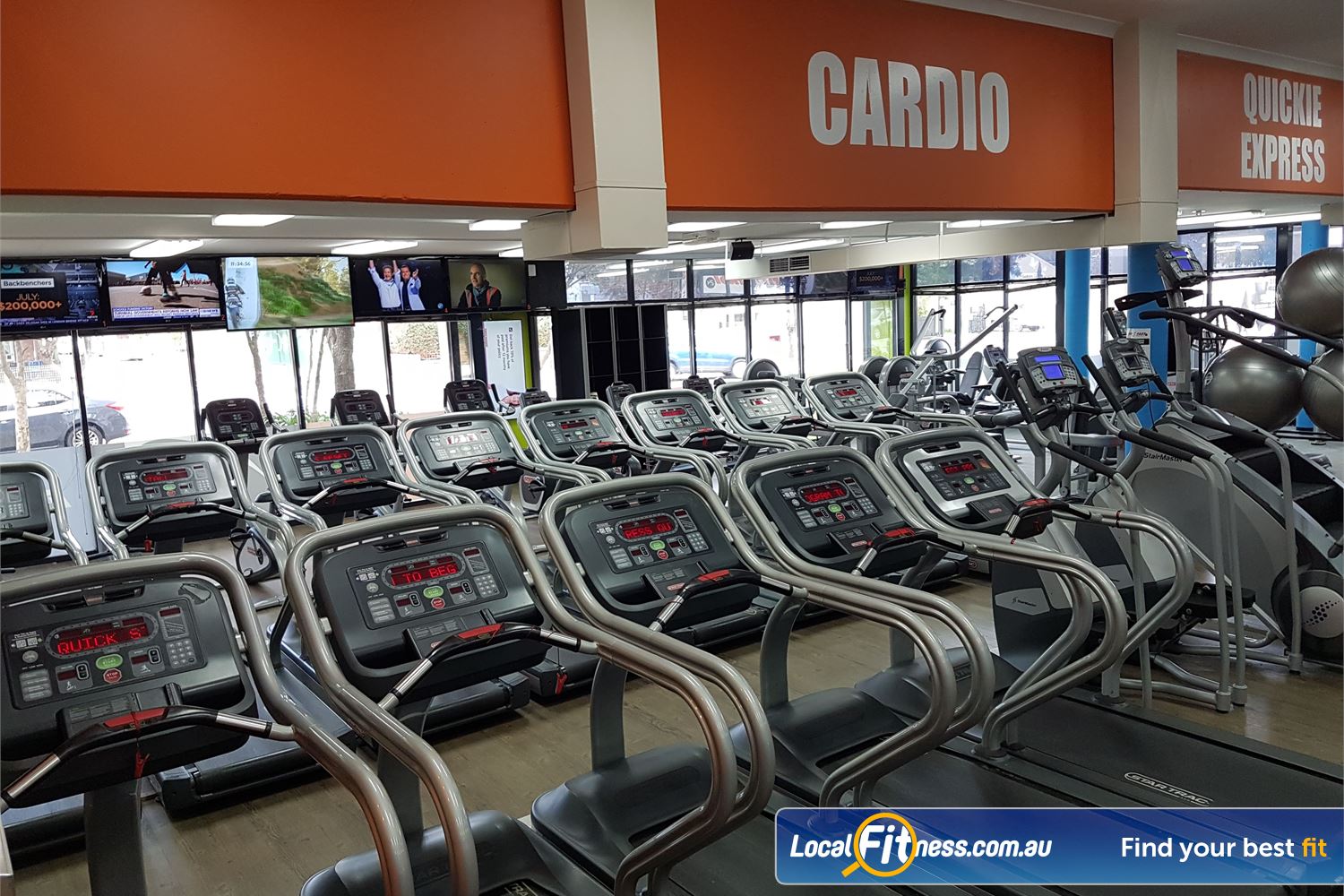 Fit n Fast St Peters Treadmills, cross-trainers, cycle bikes and more.