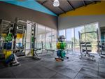 The fully equipped free-weight area on our 24/7