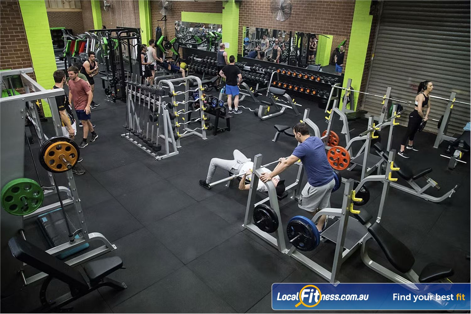 Fit Express 24/7 Near Heidelberg Rgh Our raw, exposed-brick warehouse fit-out.