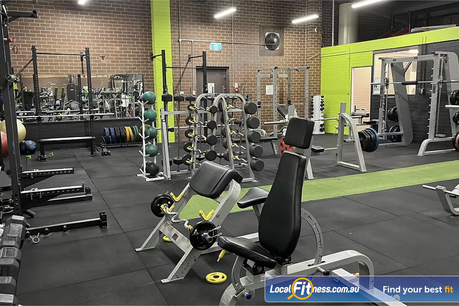 Fit Express 24/7 Heidelberg Heights The HIIT gym space includes an indoor sled track.