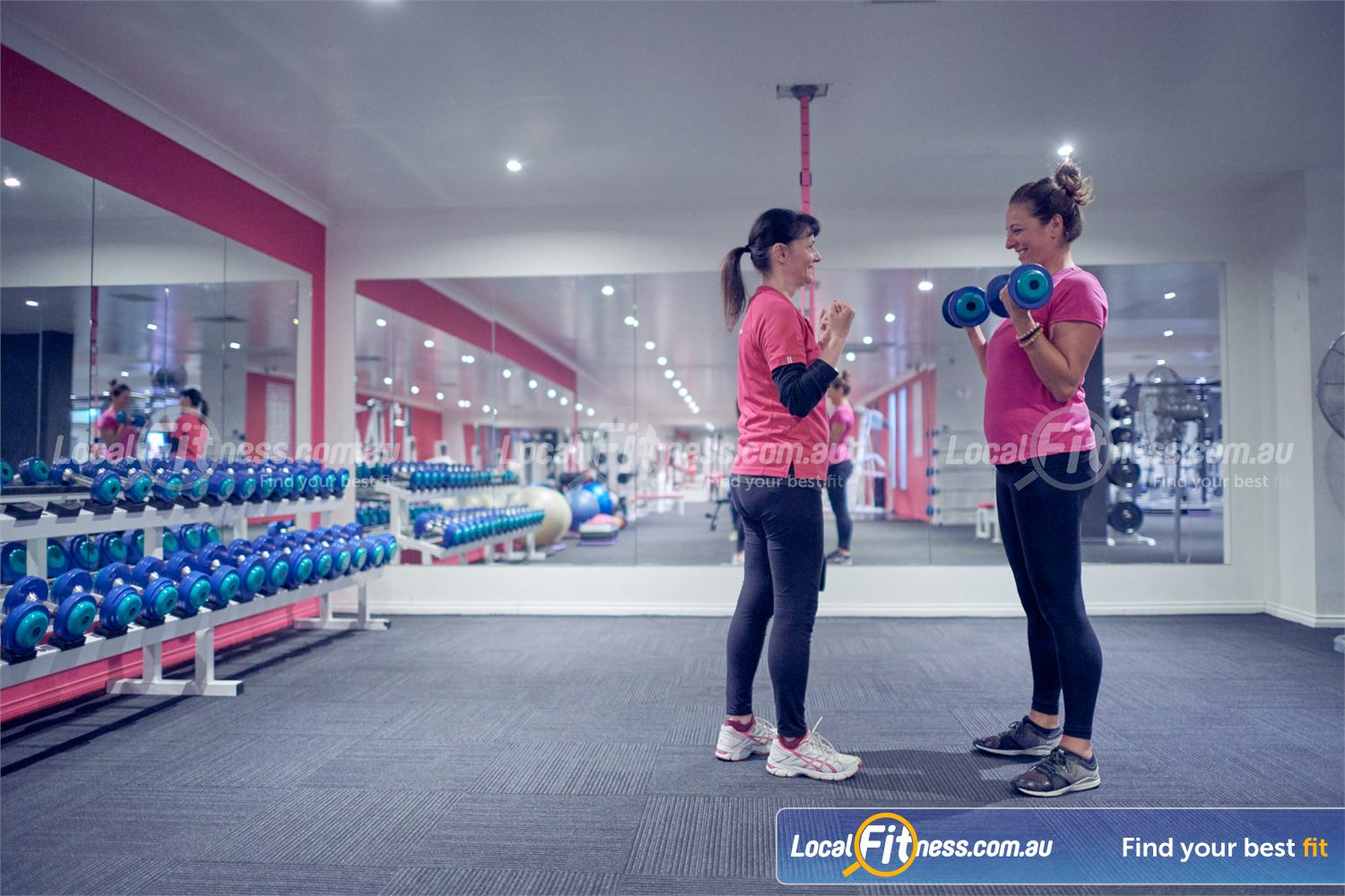 Fernwood Fitness Near Templestowe Lower Our Bulleen personal trainers can take you through a womens strength workout.
