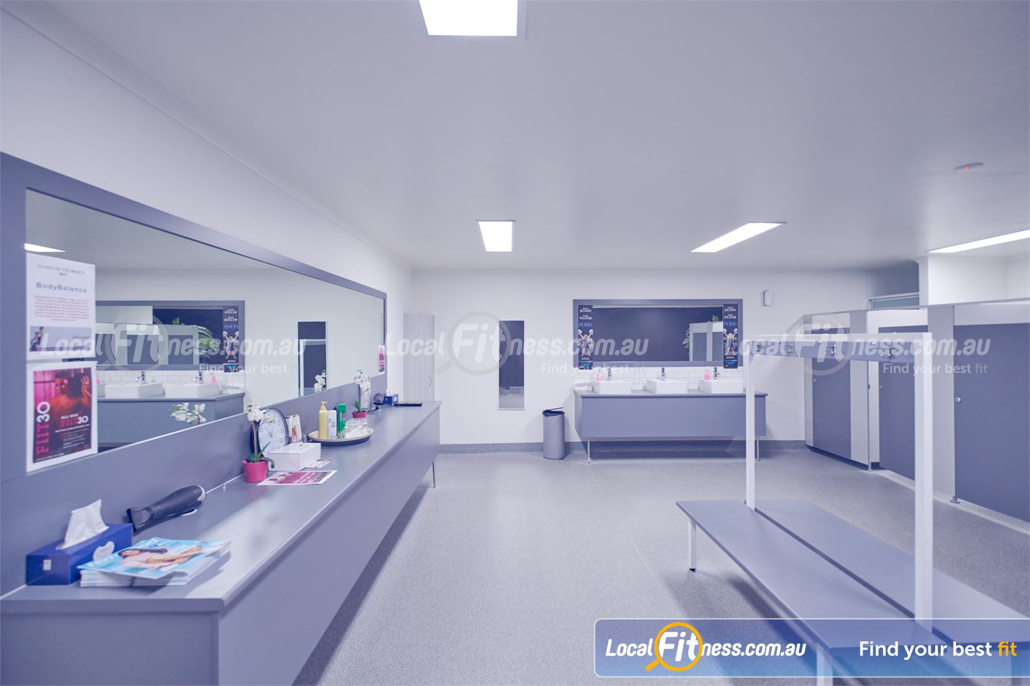 Fernwood Fitness Bulleen Our exclusive change rooms provide a Relaxing women&#39;s sanctuary.