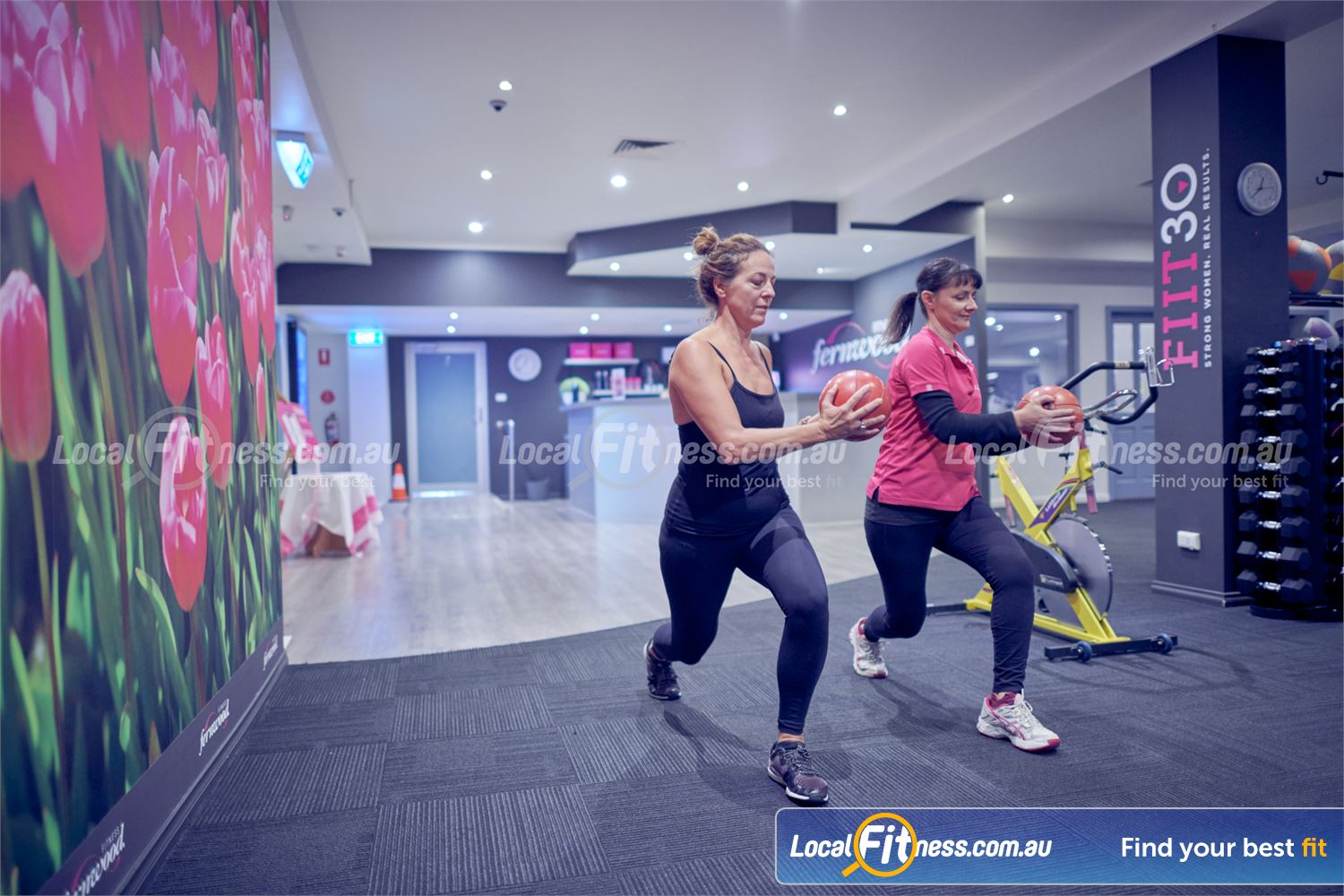 Fernwood Fitness Near Doncaster Enjoy a strength session designed for women in Buleen.