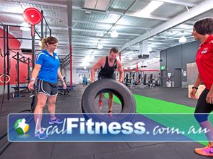 Genesis Health + Fitness HIIT West Perth  | Sled pulls, tyre flips, shuttle runs on our