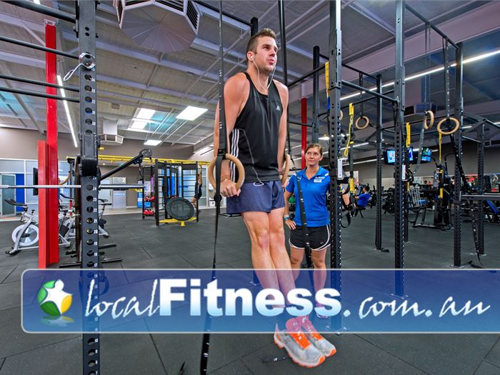 Genesis Health + Fitness Bentley Enjoy Crossfit style training with our functional training rigs.