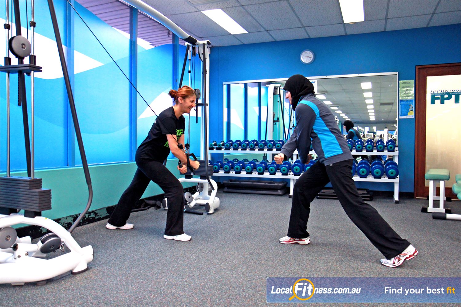 Fernwood Fitness Near Monterey Fernwood Rockdale gym instructors can help you progress with your strength training.