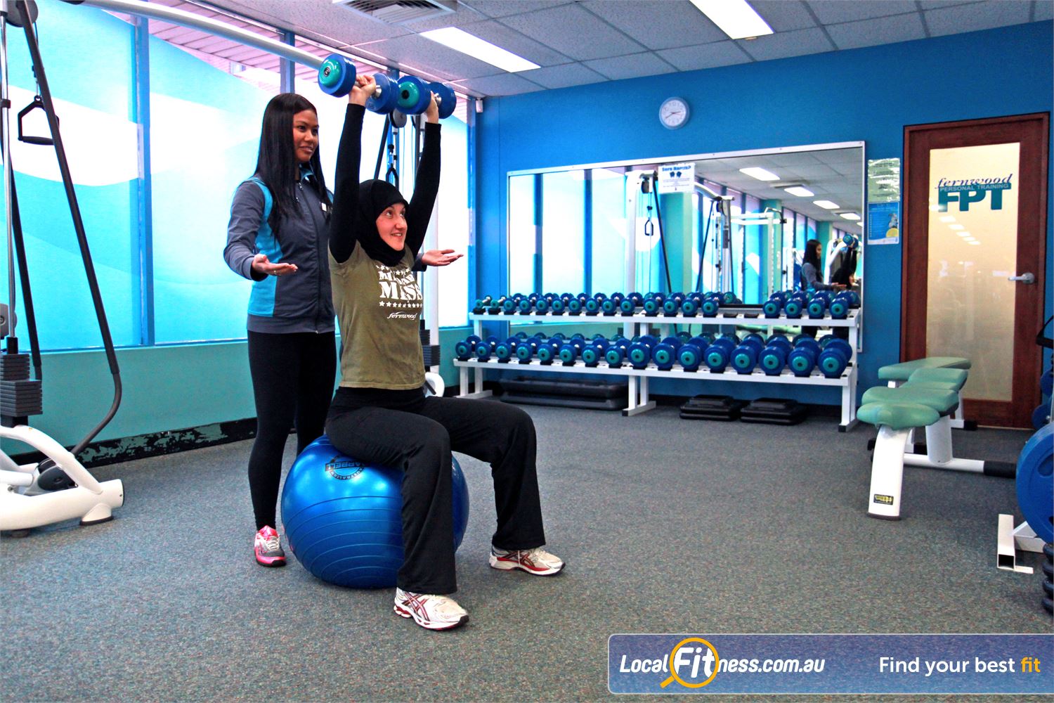 Fernwood Fitness Rockdale Rockdale gym Member Motivators are always on the floor to help you.