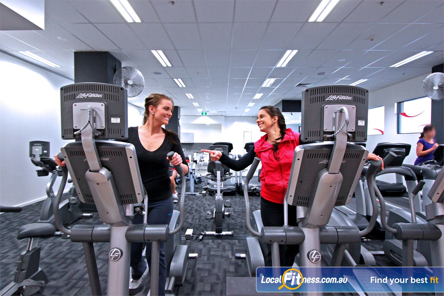 Fernwood Fitness Belconnen Fernwood Belconnen gym instructors can help you with cardio and weight management.