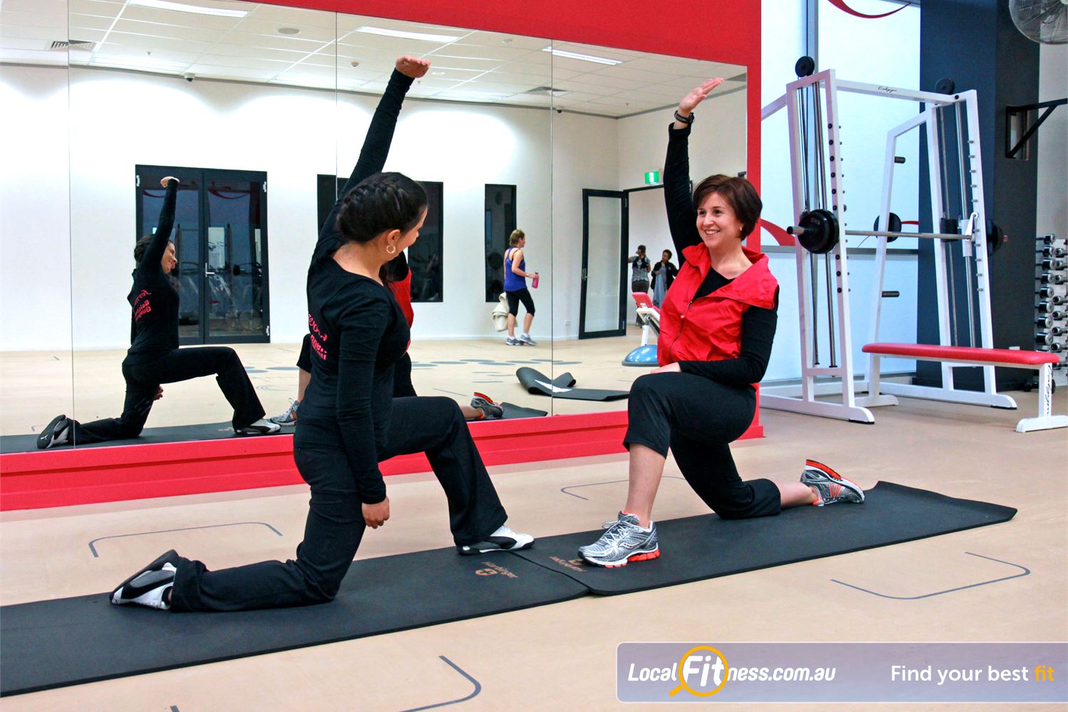 Fernwood Fitness Belconnen Enjoy a stretching program designed by Fernwood Belconnen personal trainers.