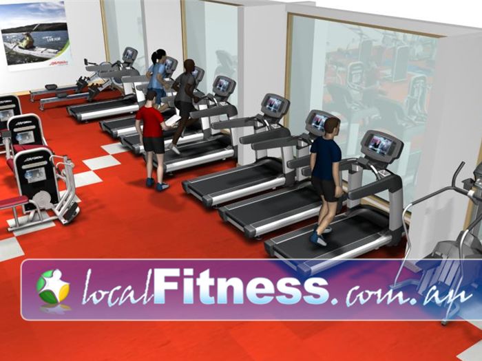Re-Creation Health Clubs Hoppers Crossing State of the art treadmills with iPod connectivity.