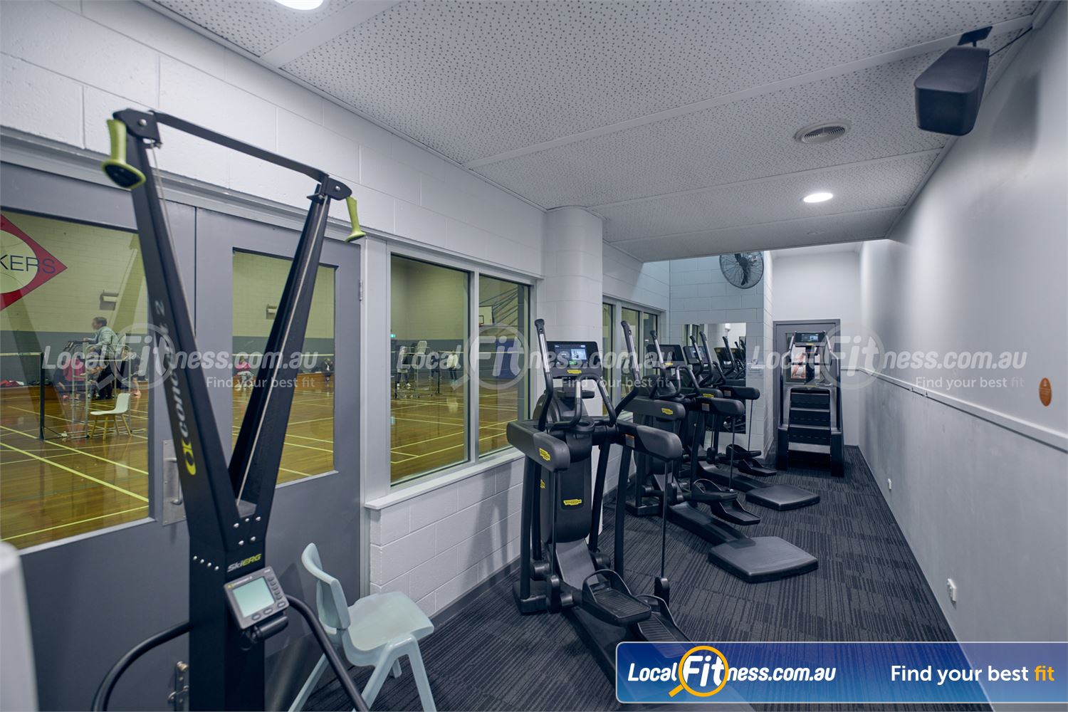 Diamond Creek Community Centre Near Yarrambat The separate cardio room with stair climbers, skiergs, cross trainers and more.