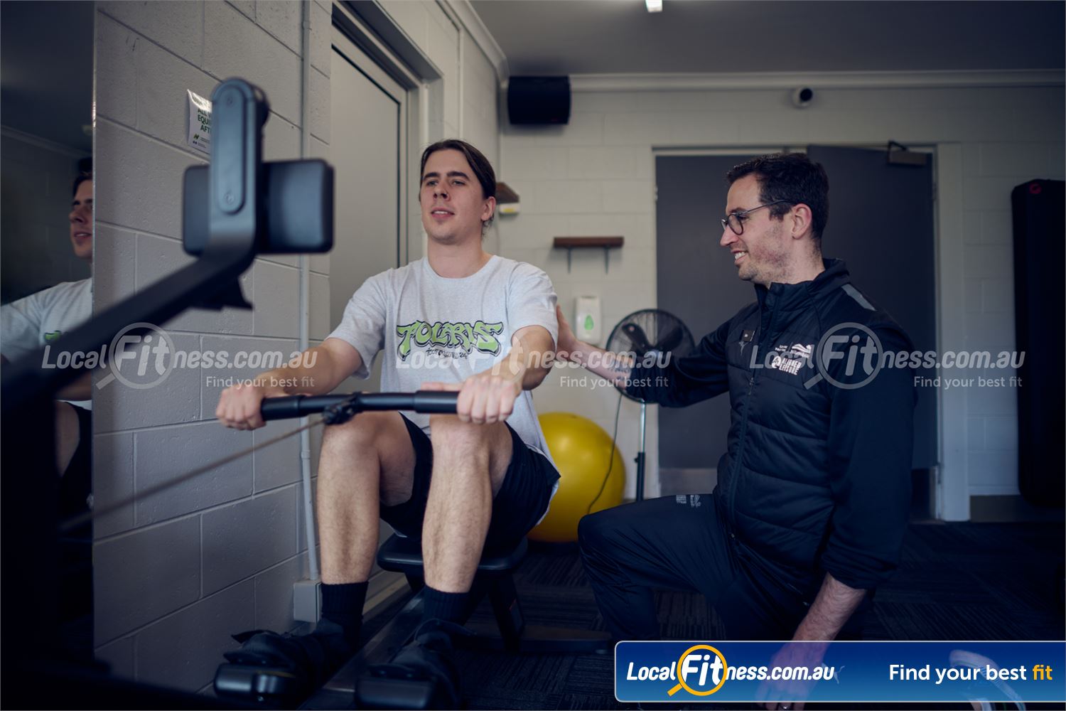 Diamond Creek Community Centre Near Wattle Glen Vary your cardio training with indoor rowing.