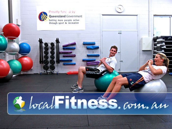 PCYC Near Parkwood The fully equipped and spacious abs, stretching and circuit area.