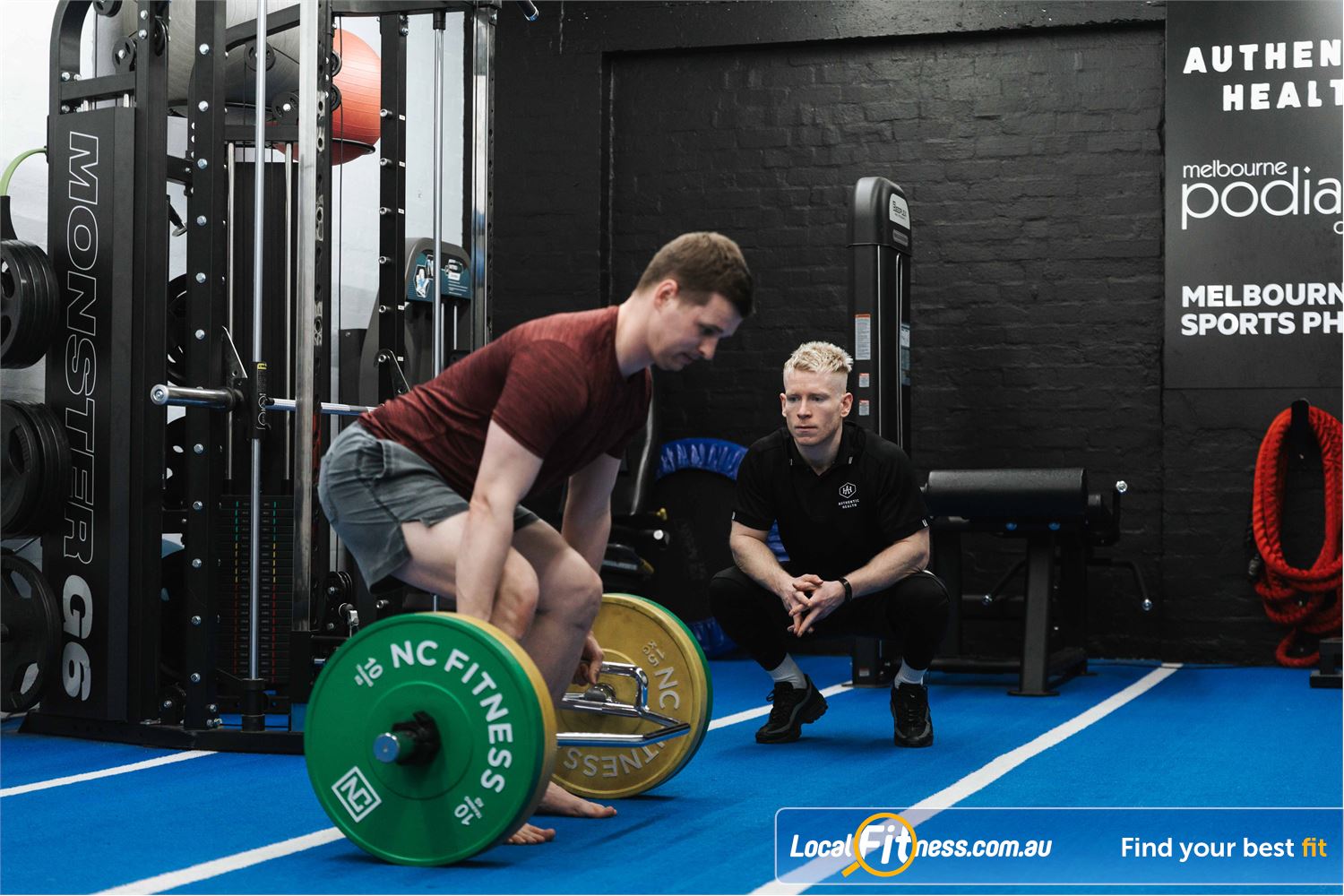 Authentic Health Studio Near Strathmore Essendon personal trainers will teach you how to perform exercises safeley.