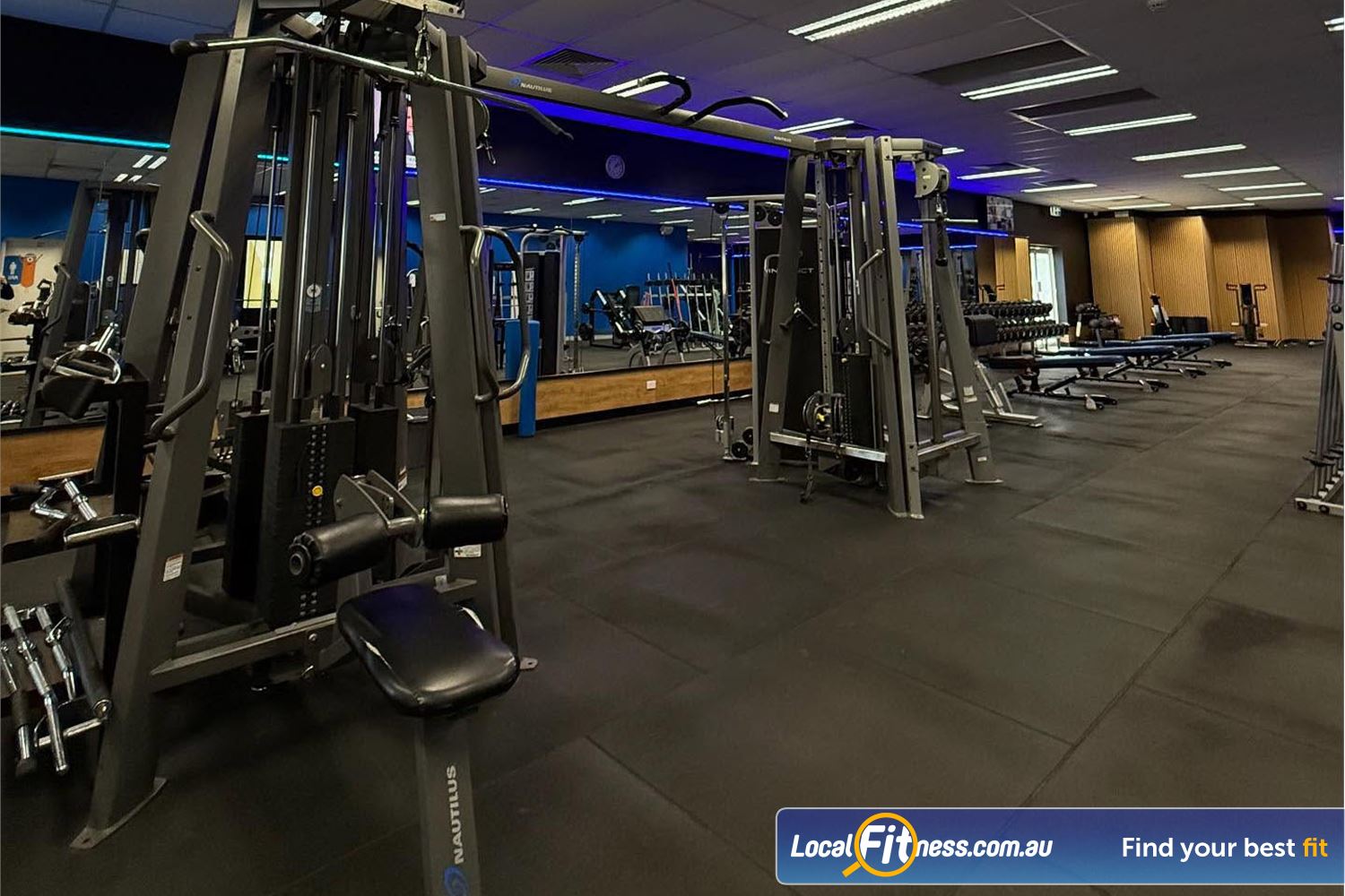Genesis Health + Fitness Near Cloverdale Our 24/7 Belmont gym includes easy to use pin-loading machines.