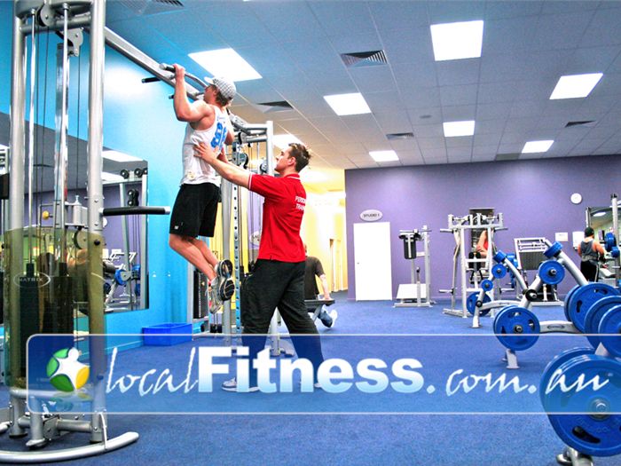 Genesis Health + Fitness Near Sandhurst Genesis Cranbourne provides a spacious workout environment.